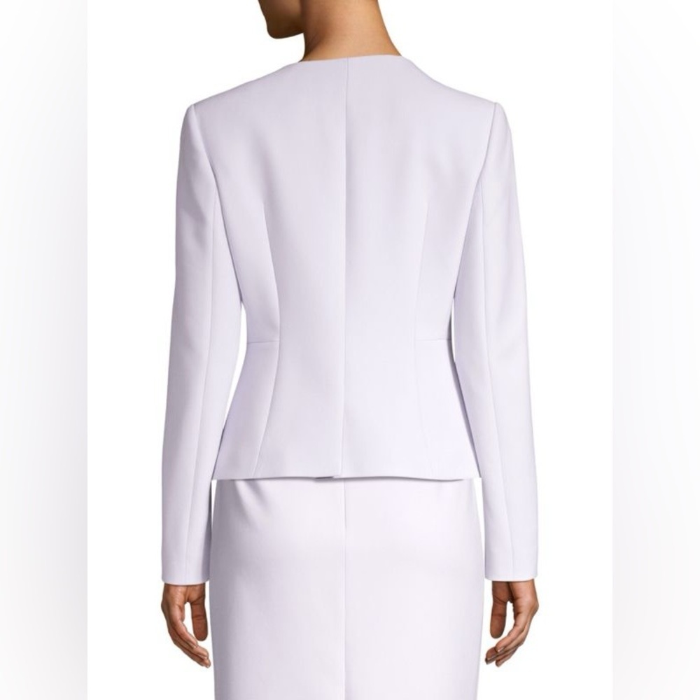 Hugo Boss Lavender Collarless Single-Button Blazer - Picture 2 of 16